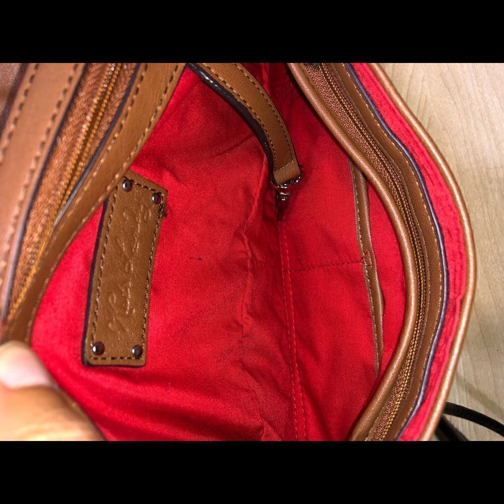 Kate Landry Shoulder Bag Canvas & Leather - Picture 4 of 8